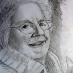 Mum in pencil